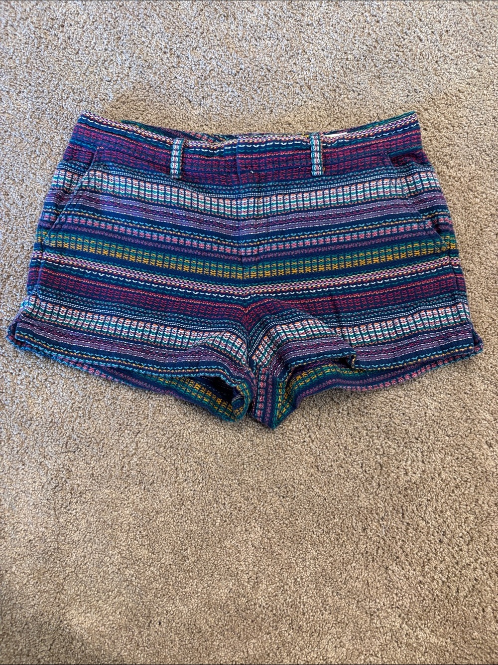 GAP Multicolor Striped Women’s City Shorts